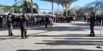 Con binomio canino antidrogas la Guardia Estatal refuerza la prevención en escuelas
