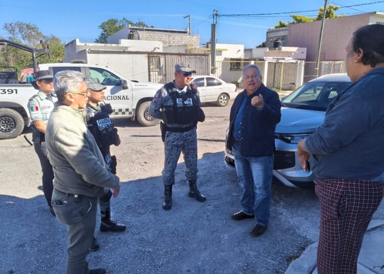 Con recorridos de proximidad, refuerzan Municipio, GN y GE seguridad en Victoria