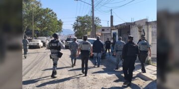 Con recorridos de proximidad, refuerzan Municipio, GN y GE seguridad en Victoria