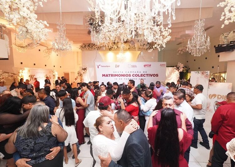 DIF NLD consolida política social con 117 matrimonios en ‘Campaña de Bodas Colectivas 2026’