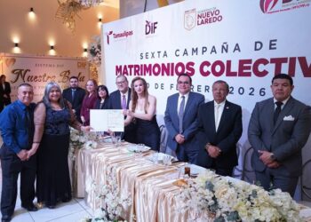 DIF NLD consolida política social con 117 matrimonios en ‘Campaña de Bodas Colectivas 2026’