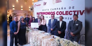 DIF NLD consolida política social con 117 matrimonios en ‘Campaña de Bodas Colectivas 2026’