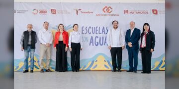 Economía, SET y Arca Continental impulsan “Escuelas con Agua” en Matamoros