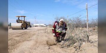 Encabeza Gobierno de NLD rehabilitación de caminos ejidales para fortalecer el desarrollo rural