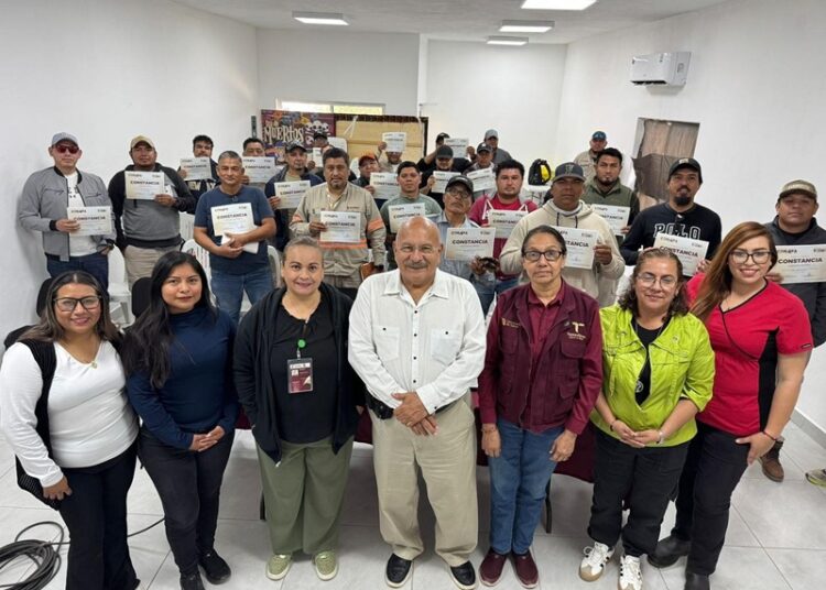 Fomentan cultura de prevención y cuidado de la salud en personal de COMAPA Altamira