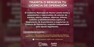 Gobierno de NLD exhorta a tramitar y renovar licencia de operación