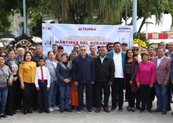 Honra Armando Martínez a mártires del agrarismo altamirense