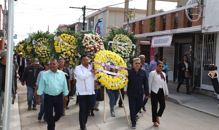 Honra Armando Martínez a mártires del agrarismo altamirense