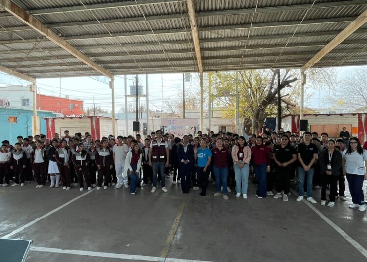 IMJUVE lleva brigada de contacto joven a secundaria #7 y beneficia a 400 estudiantes
