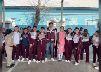 IMJUVE lleva brigada de contacto joven a secundaria #7 y beneficia a 400 estudiantes