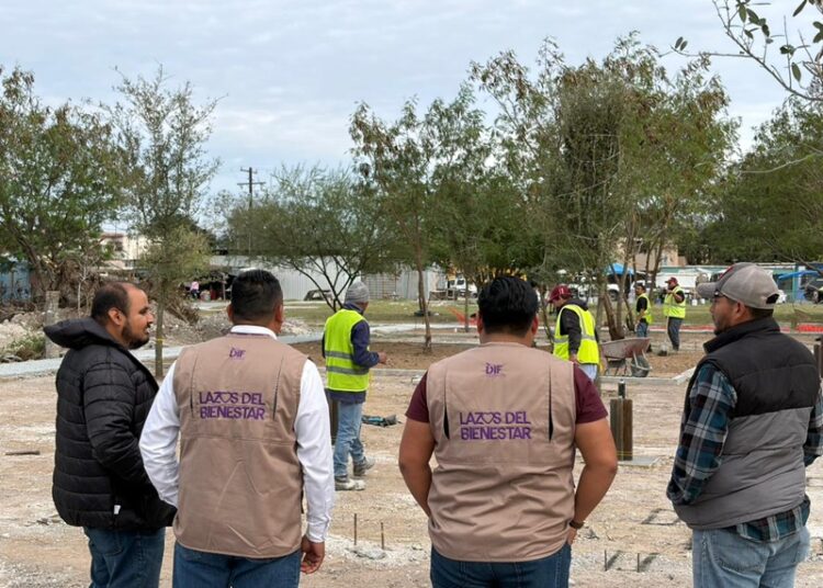 Impulsa DIF Tamaulipas construcción de parques comunitarios