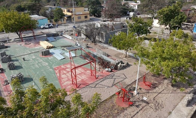 Impulsa DIF Tamaulipas construcción de parques comunitarios