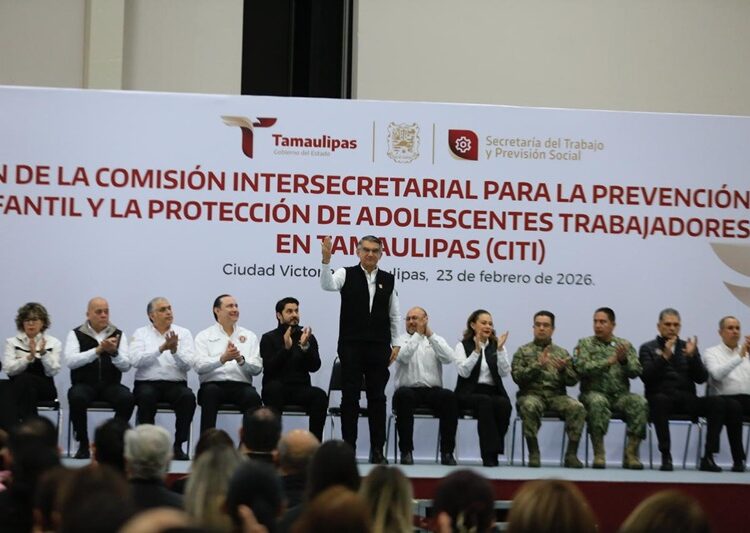 Instala Américo ‘Comisión Para Prevenir y Erradicar el Trabajo Infantil’ en Tamaulipas