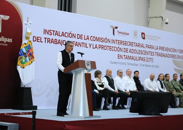 Instala Américo ‘Comisión Para Prevenir y Erradicar el Trabajo Infantil’ en Tamaulipas
