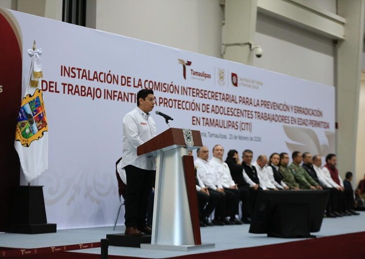 Instala Américo ‘Comisión Para Prevenir y Erradicar el Trabajo Infantil’ en Tamaulipas