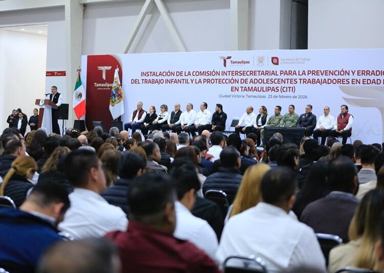 Instala Américo ‘Comisión Para Prevenir y Erradicar el Trabajo Infantil’ en Tamaulipas