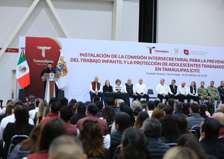 Instala Américo ‘Comisión Para Prevenir y Erradicar el Trabajo Infantil’ en Tamaulipas