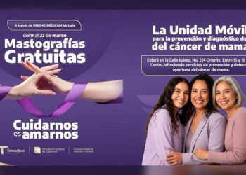 Invita CEAV Tamaulipas a jornada de mastografías gratuitas en Ciudad Victoria