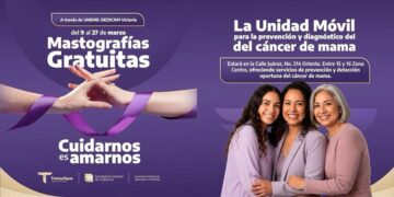 Invita CEAV Tamaulipas a jornada de mastografías gratuitas en Ciudad Victoria