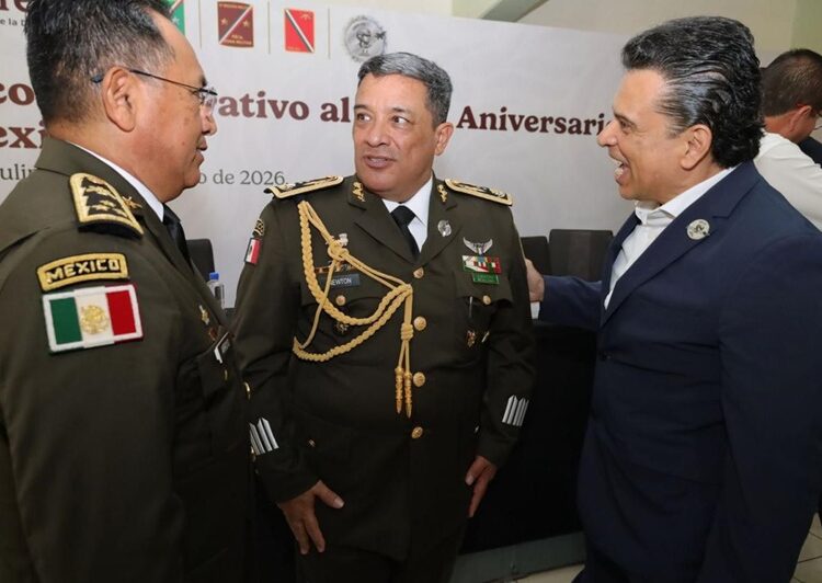 Participa alcalde de Victoria en ceremonia de CXIII Aniversario del Ejército Mexicano