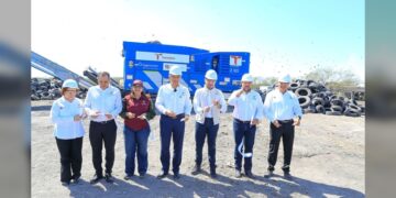 Pone en marcha AVA planta trituradora de neumáticos en Matamoros