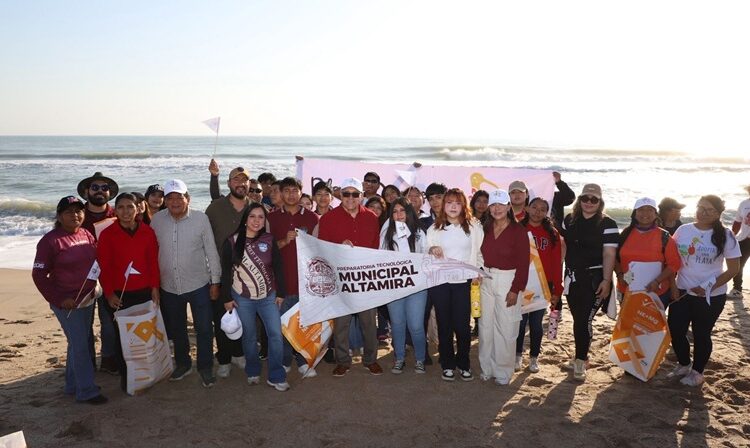 Promueve Gobierno de Altamira conservación de sus playas