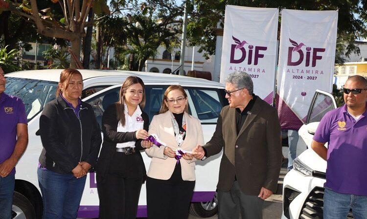 Refuerza Gobierno Municipal parque vehicular del DIF Altamira