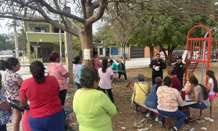 Refuerza Guardia Estatal de Género proximidad en colonias para prevenir violencia familiar