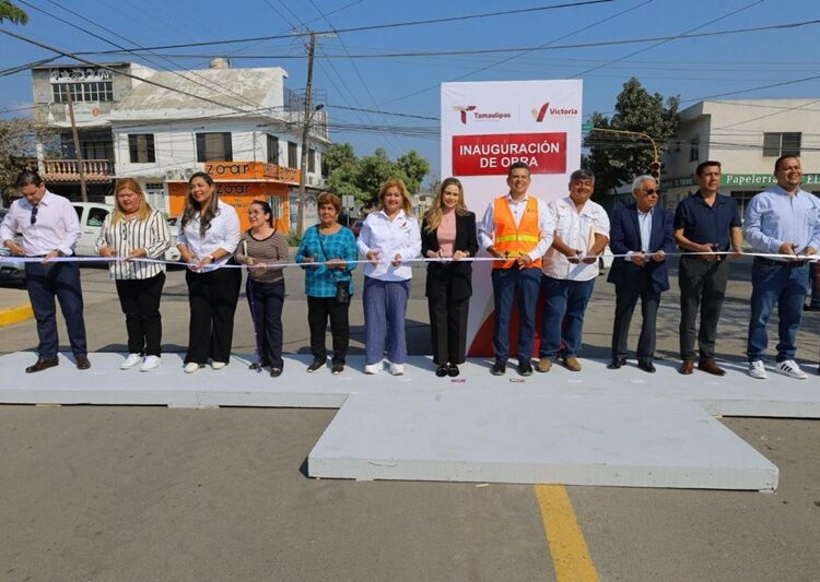 Rehabilitan pavimentación de la calle 27 Lauro Rendón
