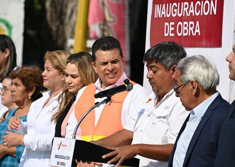 Rehabilitan pavimentación de la calle 27 Lauro Rendón