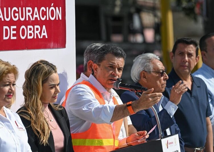 Rehabilitan pavimentación de la calle 27 Lauro Rendón