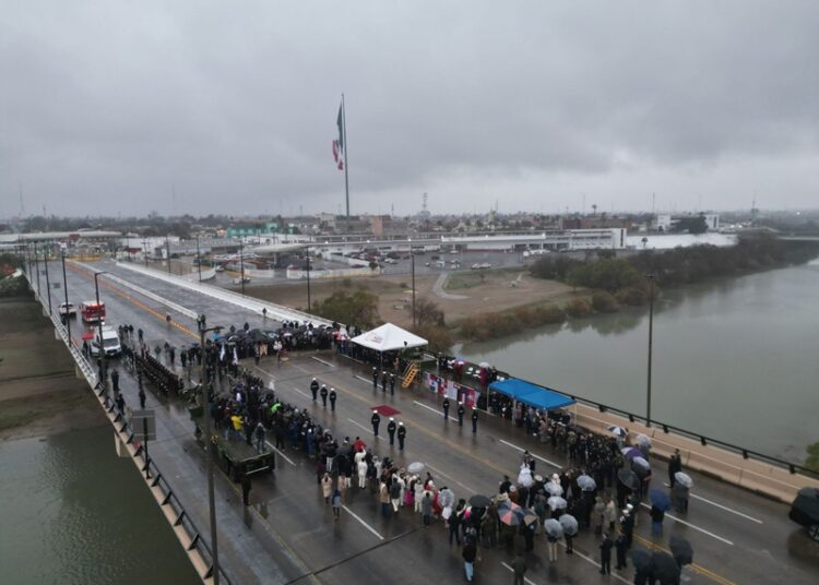 Todo listo para la tradicional ceremonia del Abrazo Int. por el natalicio de George Washington