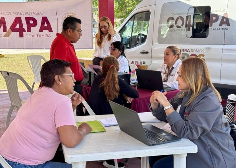 Trabajo conjunto de Gobierno Municipal y COMAPA Altamira para ofrecer mejores servicios