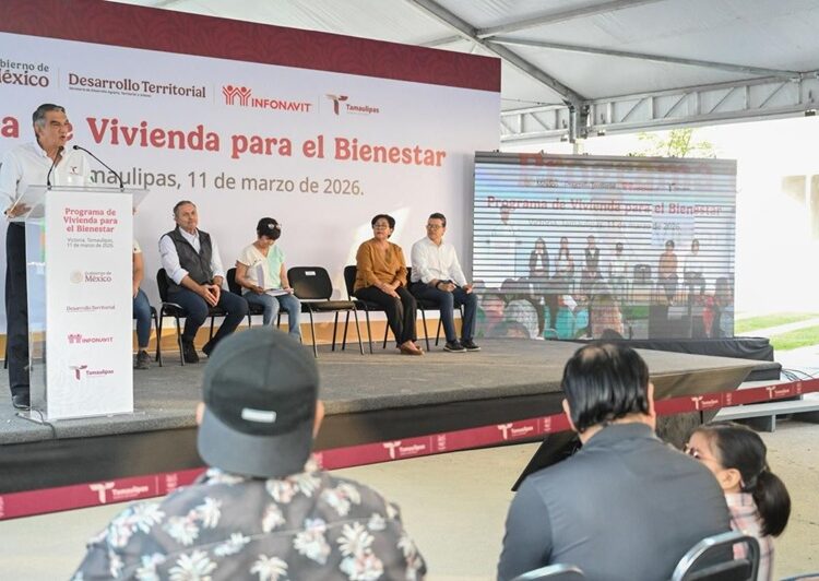 Agradece Lalo Gattás a presidenta Sheinbaum impulso a la vivienda en Victoria