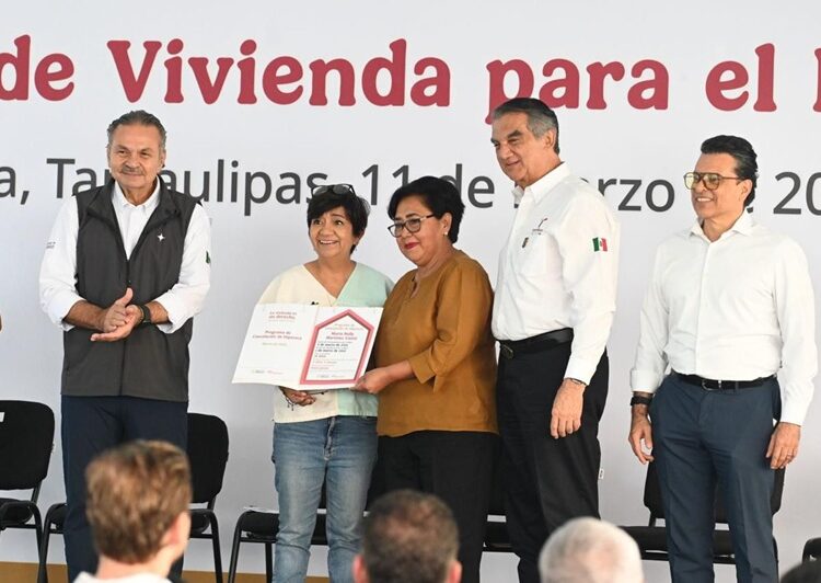 Agradece Lalo Gattás a presidenta Sheinbaum impulso a la vivienda en Victoria