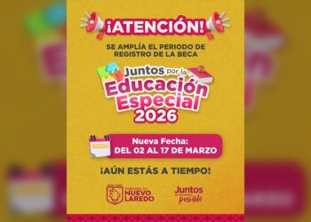 Amplía Gobierno de NLD plazo para registro a la Beca “Juntos por la Educación Especial 2026”