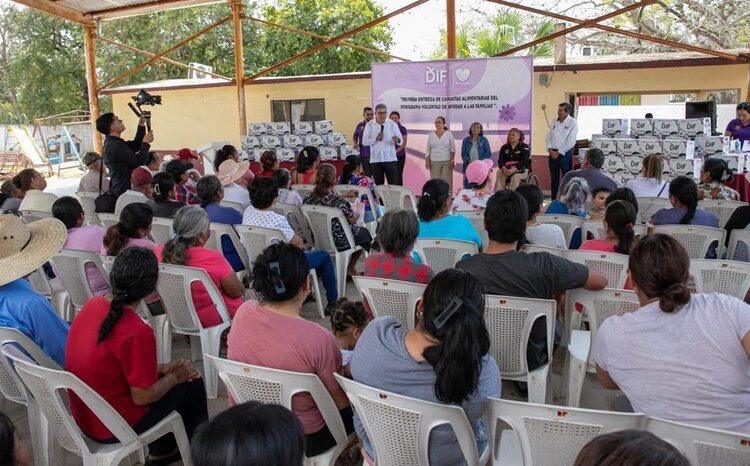 Benefician Gobierno de Altamira y DIF con despensas a comunidad vulnerable