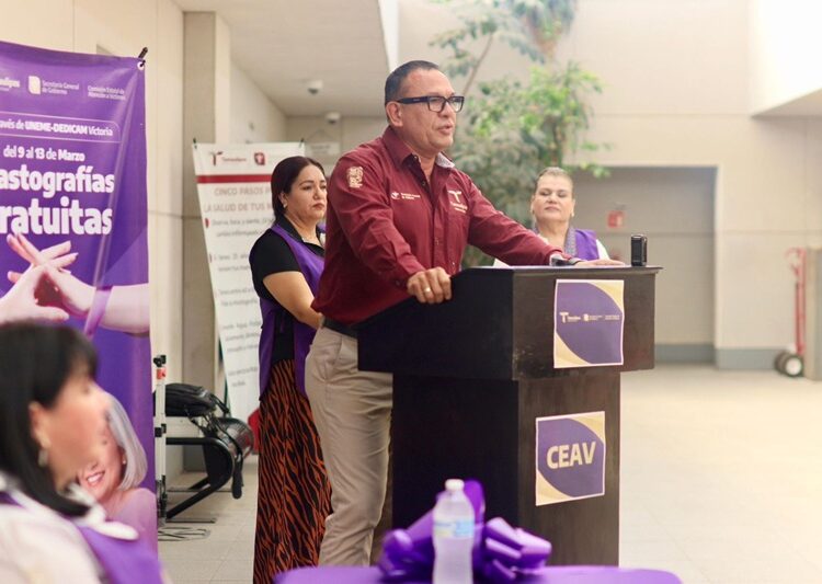 CEAV Tamaulipas instala unidad móvil de mastografías gratuitas en Victoria