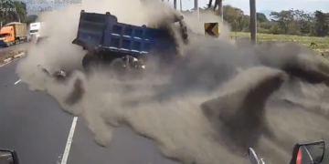 Cámara de seguridad capta el trágico accidente en Guatemala