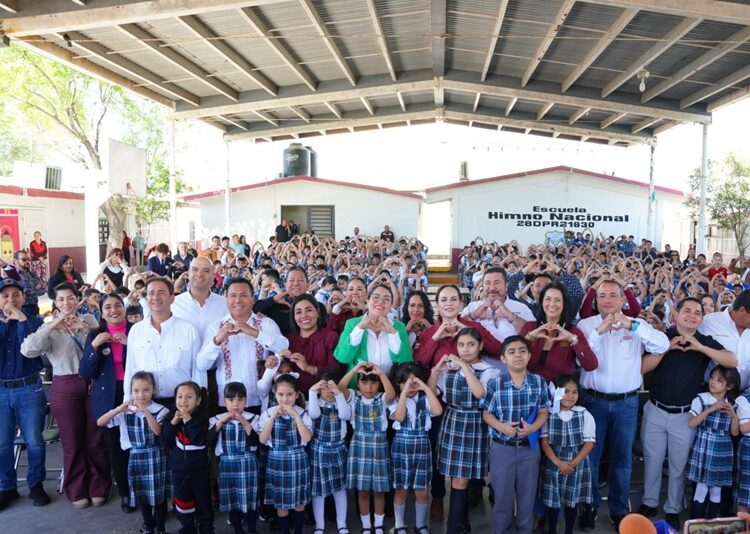 Carmen Lilia transforma primaria al poniente de la ciudad con construcción de nuevas aulas