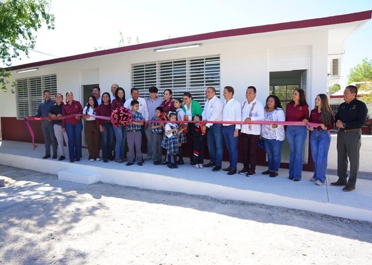 Carmen Lilia transforma primaria al poniente de la ciudad con construcción de nuevas aulas