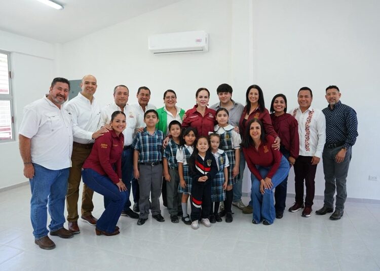 Carmen Lilia transforma primaria al poniente de la ciudad con construcción de nuevas aulas