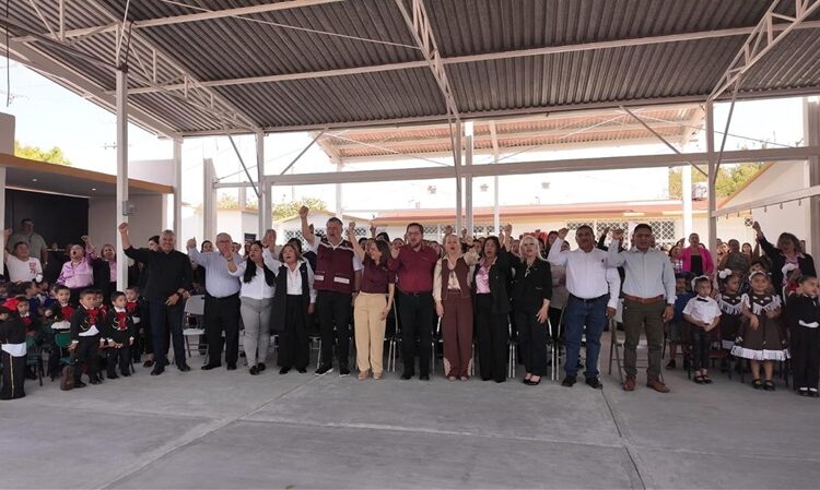 Consolidan infraestructura educativa en el Jardín de Niños “Locutores de Victoria”