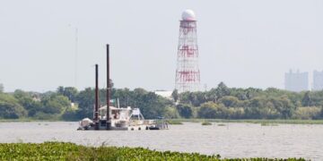 Desazolvados alrededor de 850 mil metros cúbicos en la laguna de Champayán