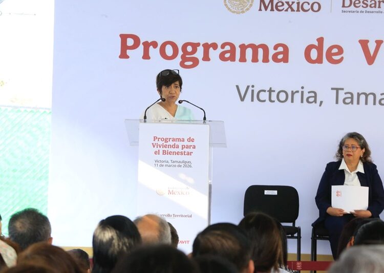 Desde la mañanera, Claudia Sheinbaum encabeza entrega de viviendas en Tamaulipas