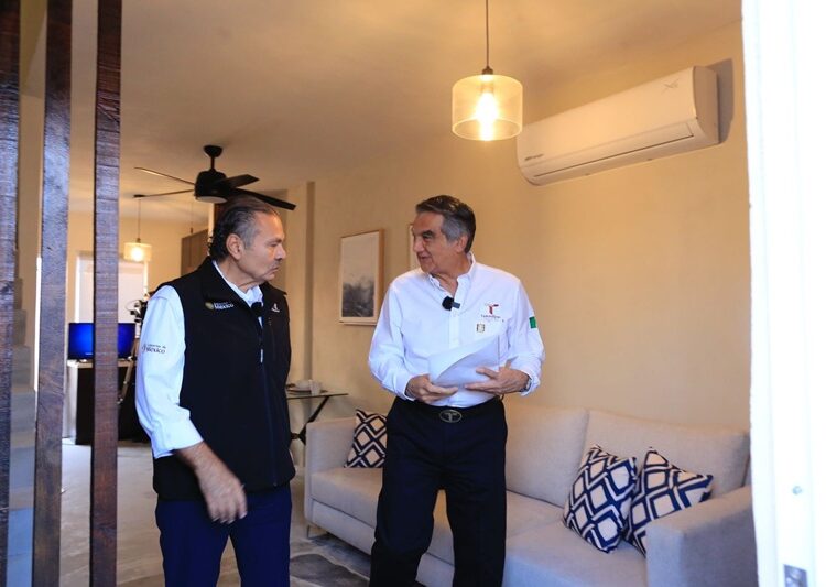 Desde la mañanera, Claudia Sheinbaum encabeza entrega de viviendas en Tamaulipas