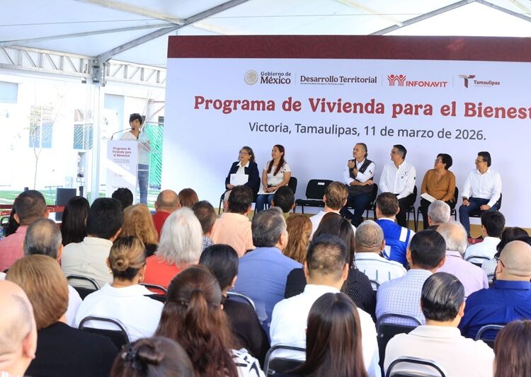 Desde la mañanera, Claudia Sheinbaum encabeza entrega de viviendas en Tamaulipas