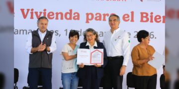 Desde la mañanera, Claudia Sheinbaum encabeza entrega de viviendas en Tamaulipas