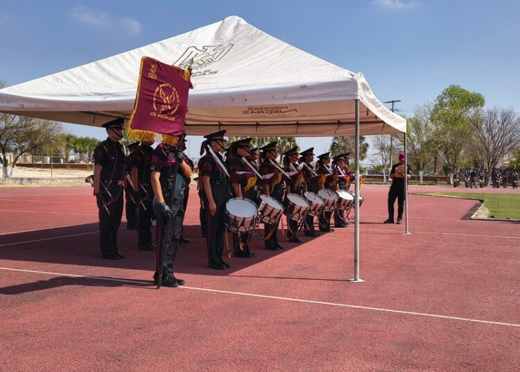 Destaca Banda de Guerra de la Prepa ‘José Vasconcelos’ en competencia nacional