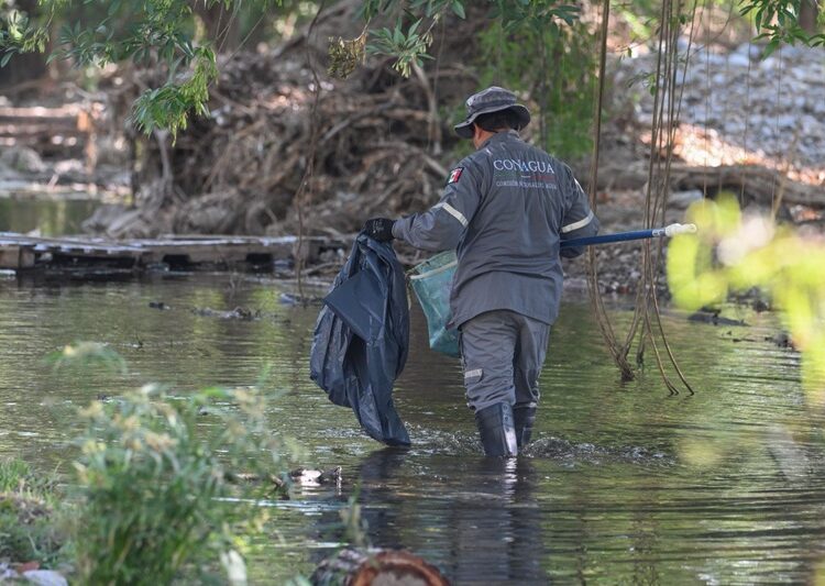 En el río San Marcos conmemoran el ‘Día Mundial del Agua’